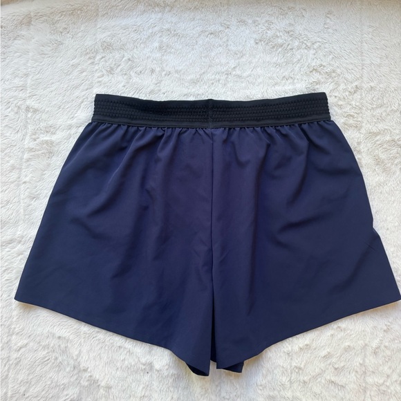 Ralph Lauren Navy Blue Shorts with Black Waistband - Picture 4 of 5